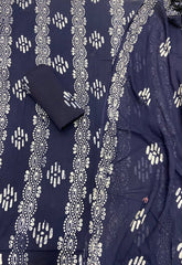 Block Print Elegant Cotton Suit Set - Yanchi